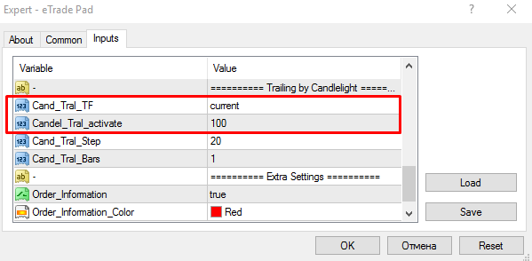 instructions for the easytradepad trading panel